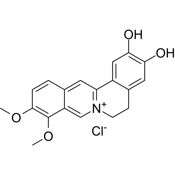 Demethyleneberberine chloride Chemische Struktur