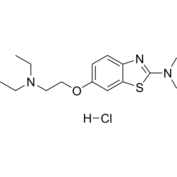 Diamthazole hydrochloride 化学構造