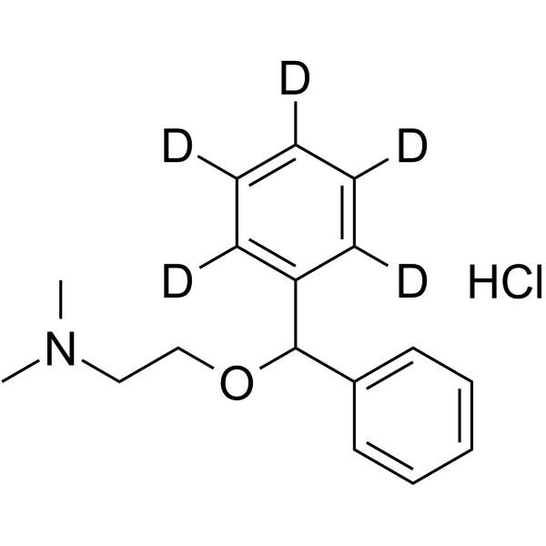 Diphenhydramine-d5 hydrochloride Chemical Structure