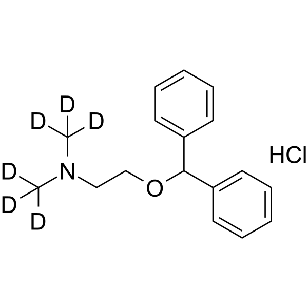 Diphenhydramine-d6 hydrochloride Chemical Structure