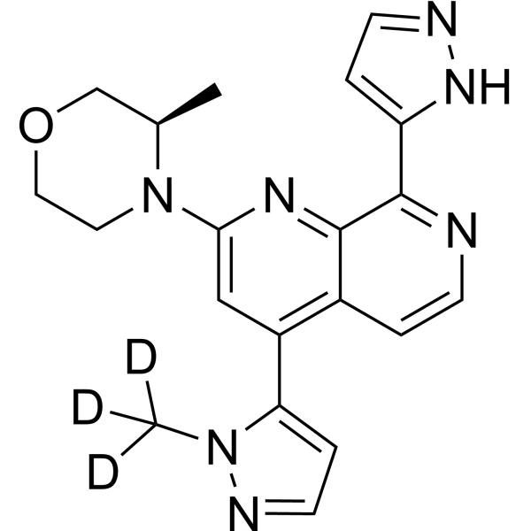 Elimusertib-d3  Chemical Structure