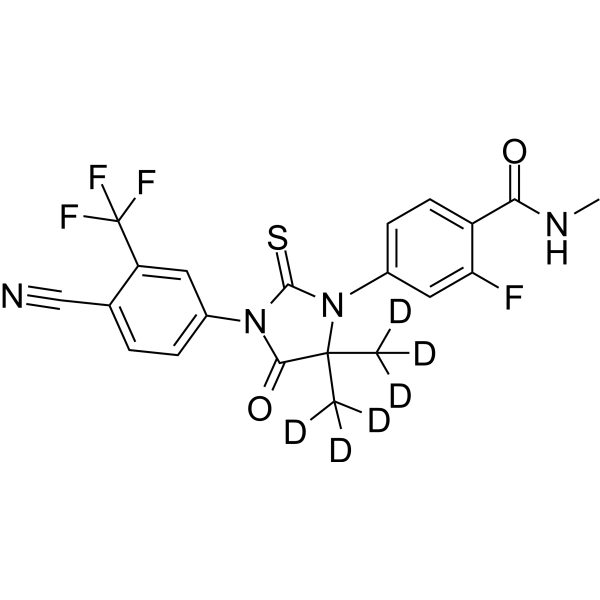 Enzalutamide-d6 Chemical Structure