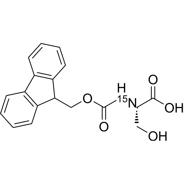 Fmoc-Ser-OH-15N Chemical Structure