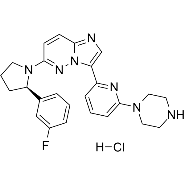 GNF-8625 monopyridin-N-piperazine hydrochloride 化学構造