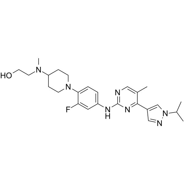 JAK2/FLT3-IN-1 Chemische Struktur