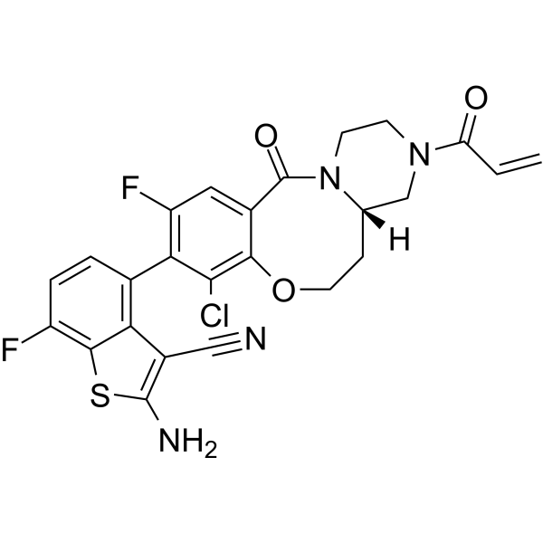 KRAS G12C inhibitor 19 التركيب الكيميائي