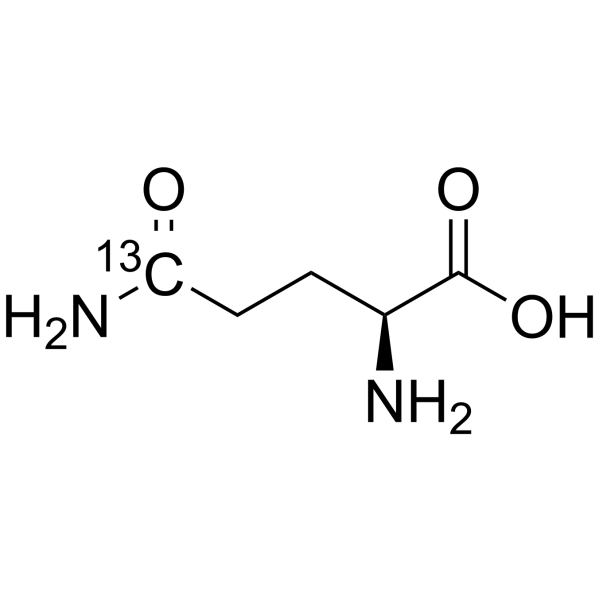 L-Glutamine-5-13C Chemical Structure