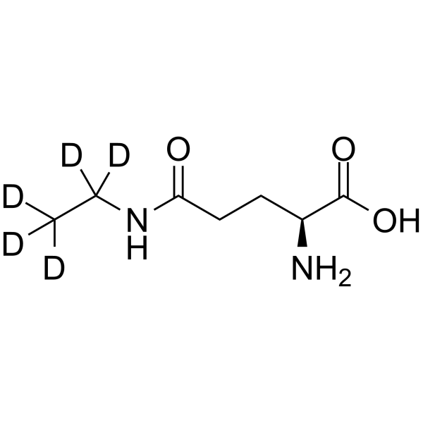 L-Theanine-d5 化学構造