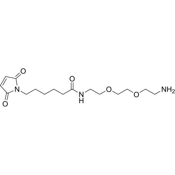 MC-PEG2-NH2 Chemische Struktur