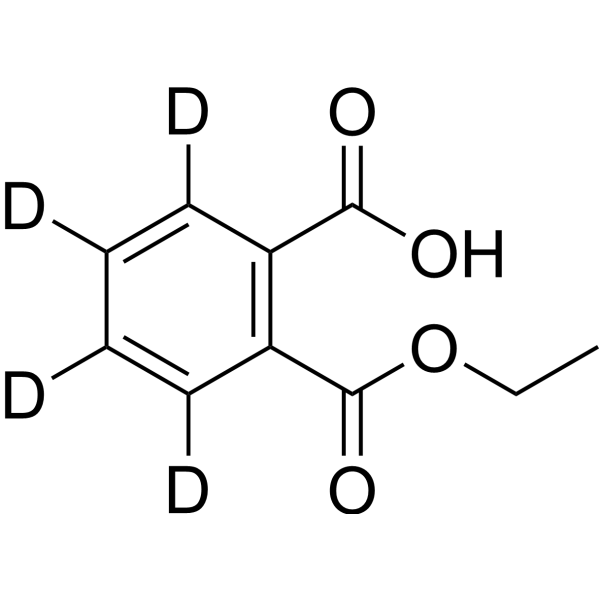 Monoethyl phthalate-d4 Chemical Structure