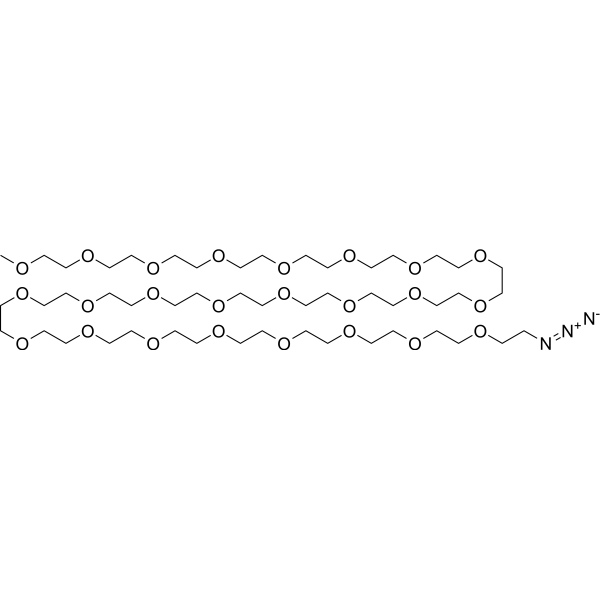 m-PEG24-azide Chemische Struktur