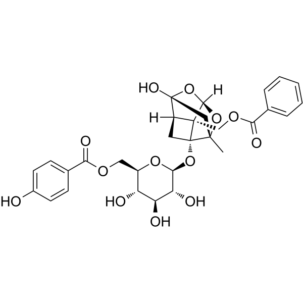 Mudanpioside C 化学構造