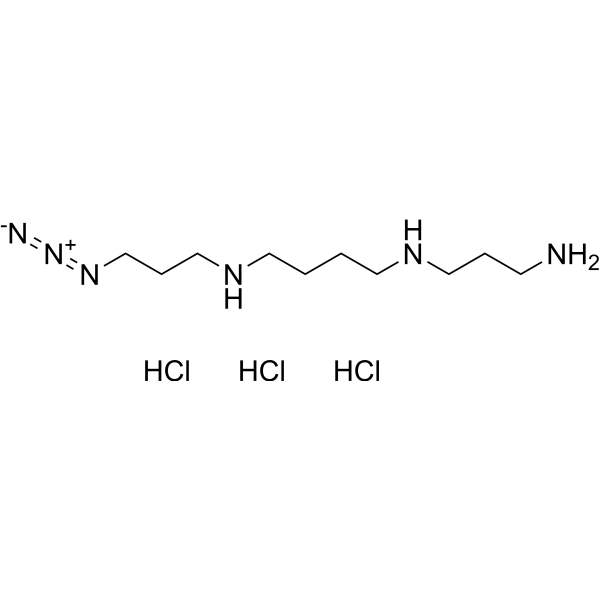 N1-Azido-spermine trihydrochloride 化学構造