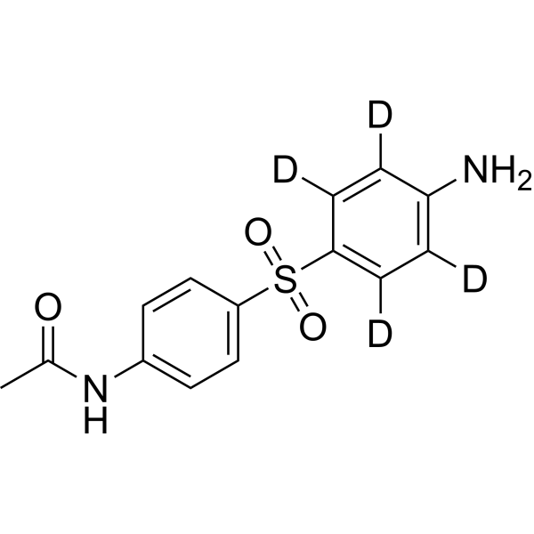 N-acetyl Dapsone-d4 Chemical Structure