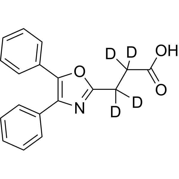 Oxaprozin-d4 التركيب الكيميائي