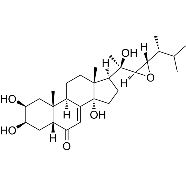 Polyporusterone C Chemical Structure