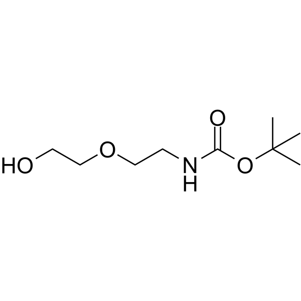 Boc-NH-PEG2 化学構造