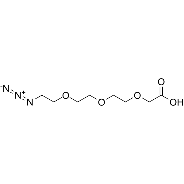 N3-PEG3-CH2COOH Chemical Structure