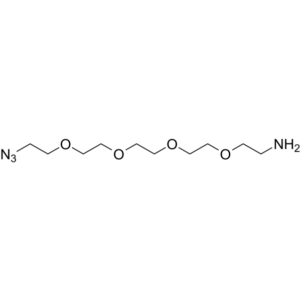 N3-PEG4-C2-NH2 Chemical Structure