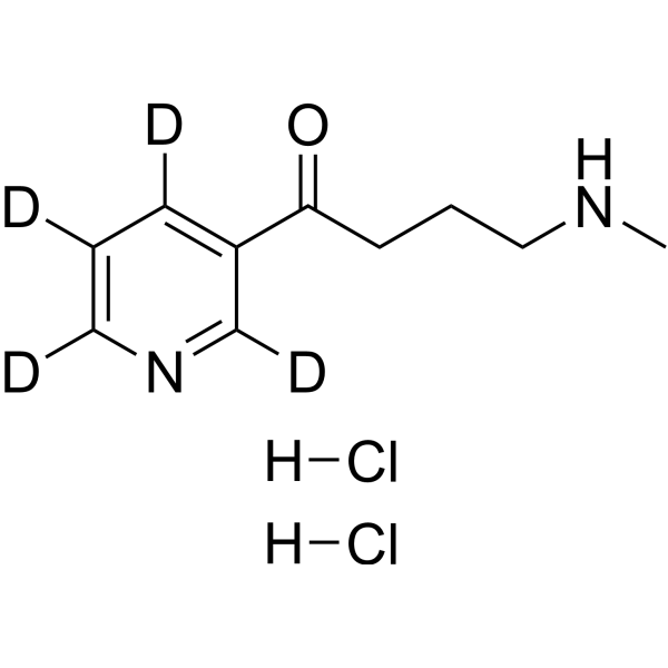 Pseudooxynicotine-d4 hydrochloride Chemical Structure