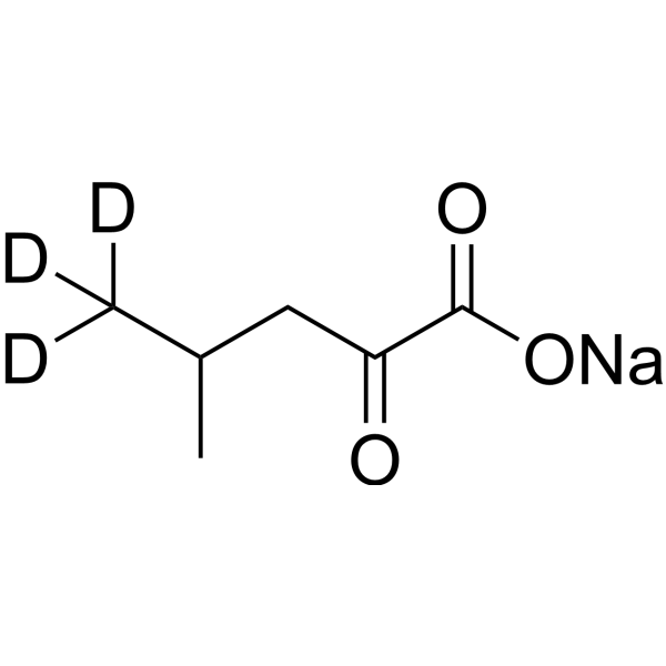 Sodium 4-methyl-2-oxopentanoate-d3 Chemical Structure