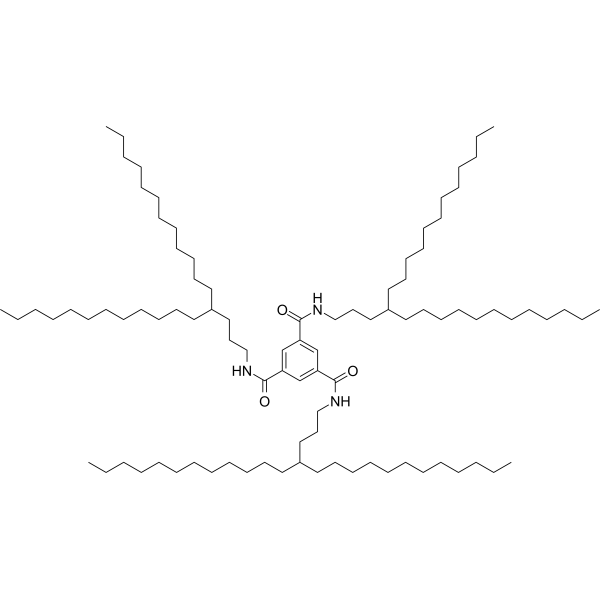 N1,N3,N5-Tris(4-dodecylhexadecyl)benzene-1,3,5-tricarboxamide Chemische Struktur