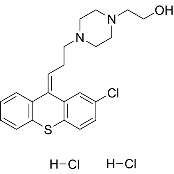 Zuclopenthixol dihydrochloride التركيب الكيميائي