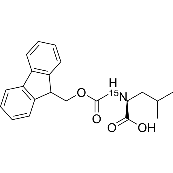 Fmoc-leucine-15N  Chemical Structure