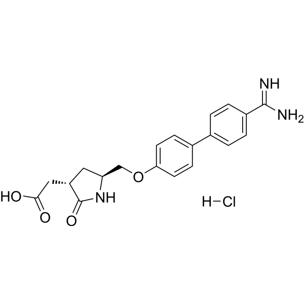 Fradafiban hydrochloride  Chemical Structure