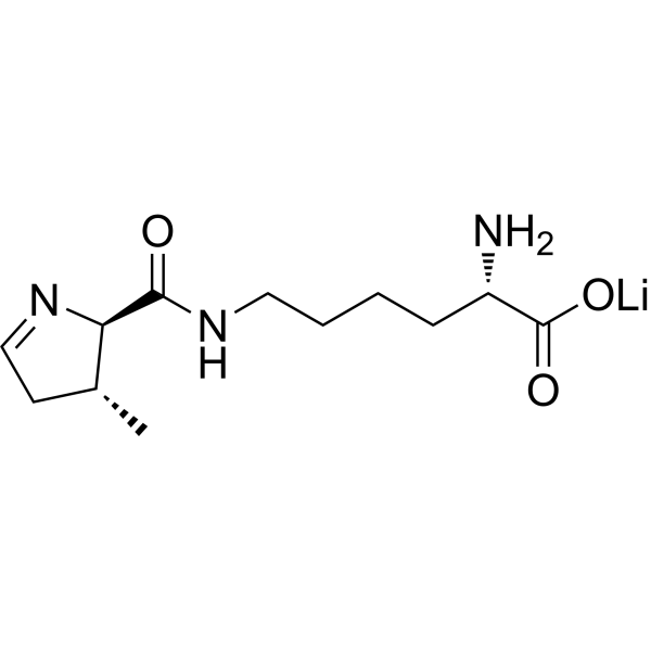 L-Pyrrolysine lithium 化学構造