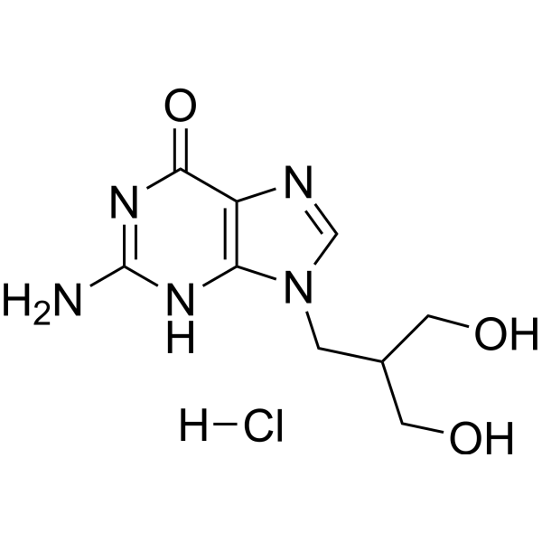 Tiviciclovir hydrochloride 化学構造