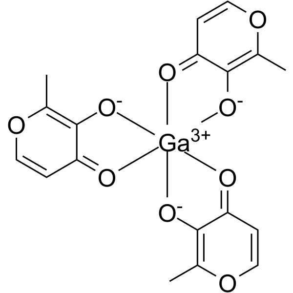 Gallium maltolate Chemical Structure