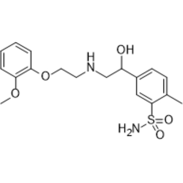 Amosulalol Chemische Struktur