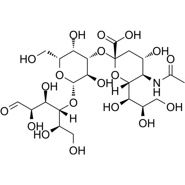 3'-Sialyllactose Chemical Structure