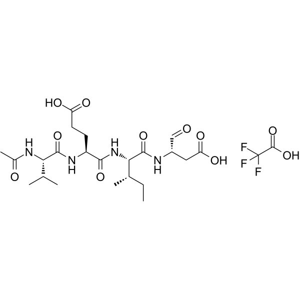 AC-VEID-CHO TFA  Chemical Structure