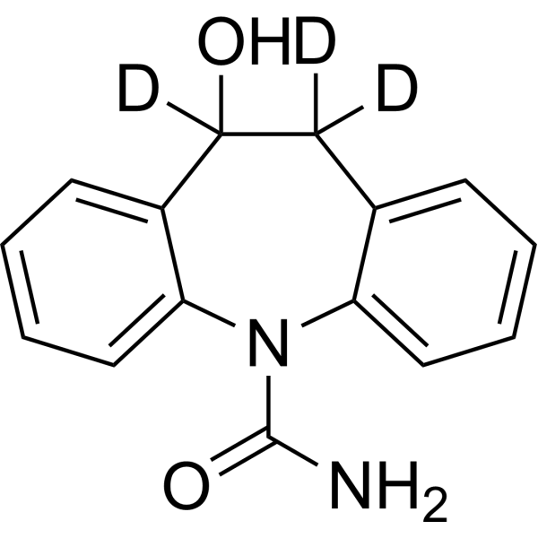 Licarbazepine-d3 Chemische Struktur