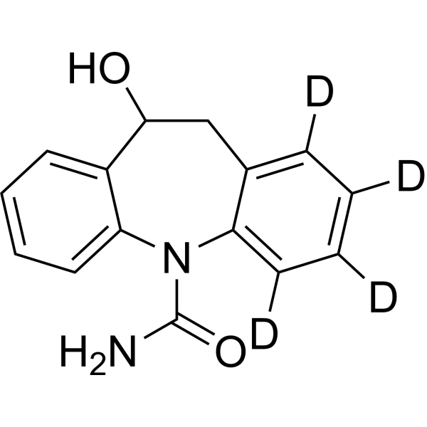 Licarbazepine-d4 التركيب الكيميائي