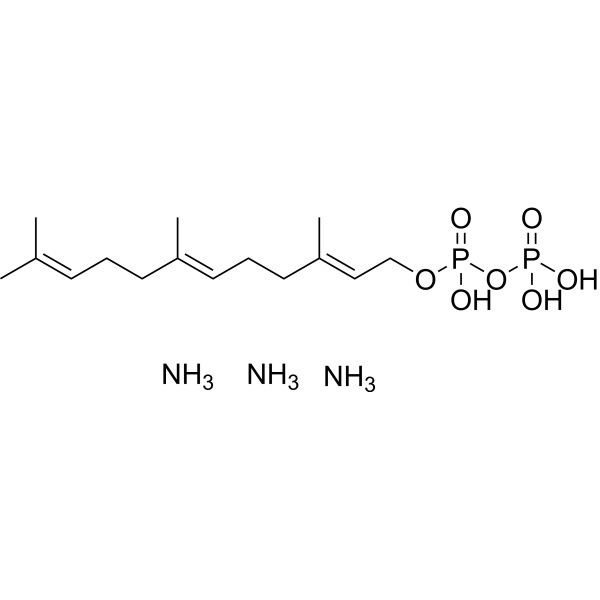 Farnesyl Pyrophosphate ammonium Chemische Struktur