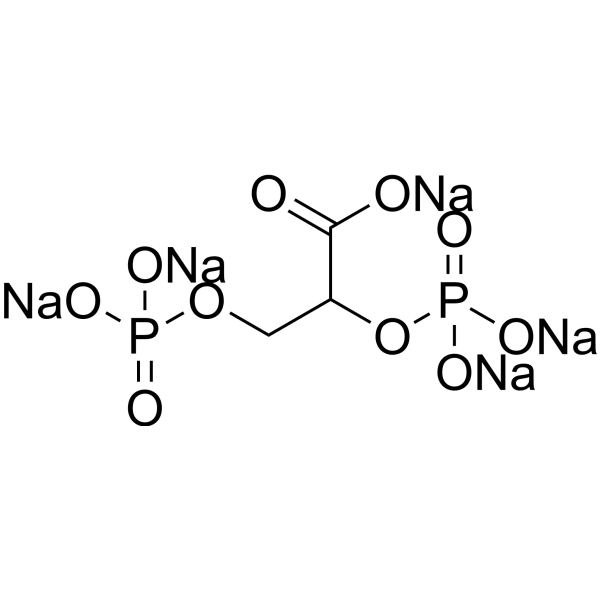 2,3-Diphosphoglyceric acid pentasodium  Chemical Structure