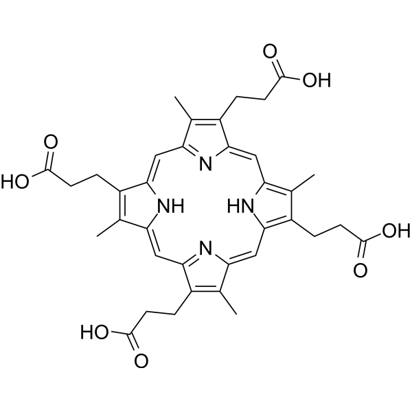 Coproporphyrin I 化学構造