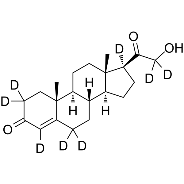 Deoxycorticosterone-d8 Chemical Structure