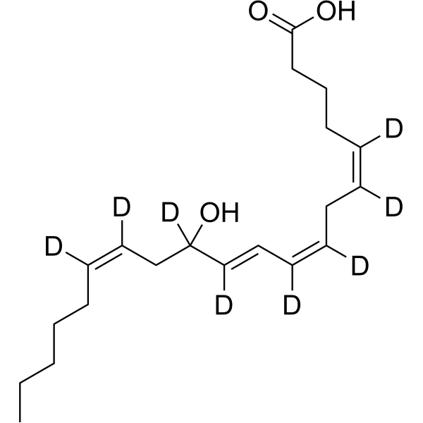 12-HETE-d8  Chemical Structure