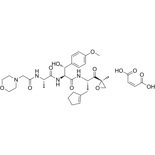 Zetomipzomib maleate Chemical Structure