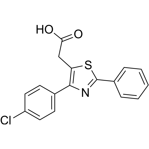 Fentiazac Chemical Structure