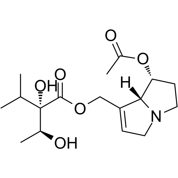 7-Acetyllycopsamine Chemische Struktur