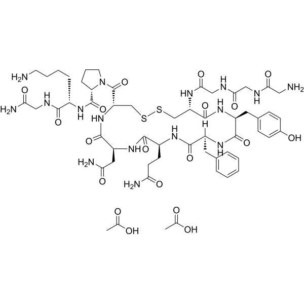 Terlipressin diacetate التركيب الكيميائي