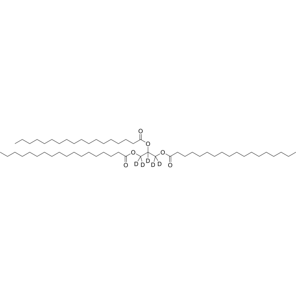 Tristearin-d5 化学構造