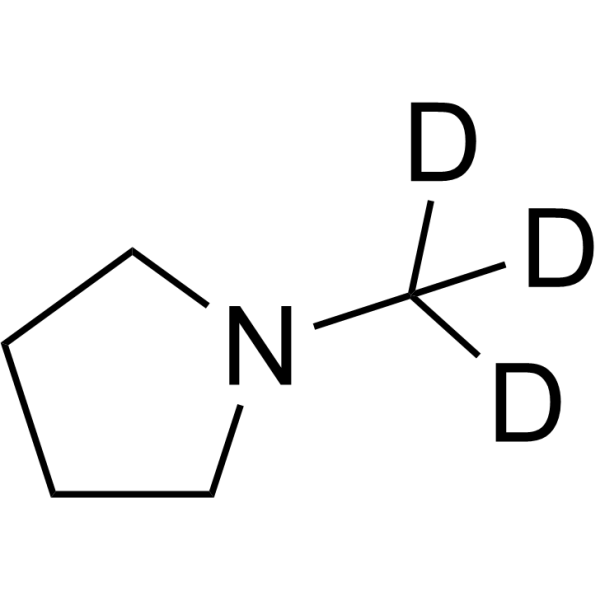 1-Methylpyrrolidine-d3  Chemical Structure