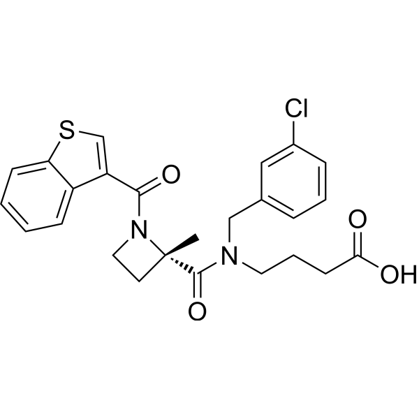 (S)-GLPG0974  Chemical Structure