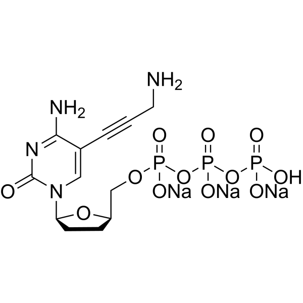 5-Propargylamino-ddCTP trisodium Chemical Structure